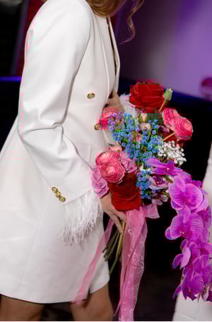 Image of Blazer Mini Dress. White. By NATASAstudio