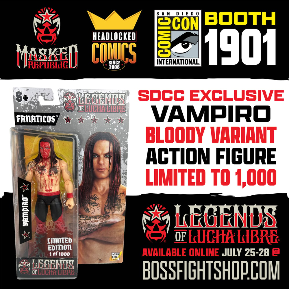 Image of ONLY ON BFS SITE!  SDCC 2024 Exclusive Bloody Vampiro Variant Figure 