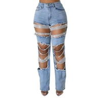 Image 3 of Pearl Rhinestone Pants