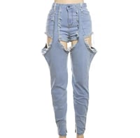 Image 3 of Cargo Irregular Jeans 