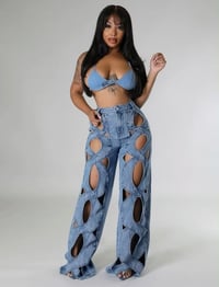 Image 3 of Twist Hollow Pants 