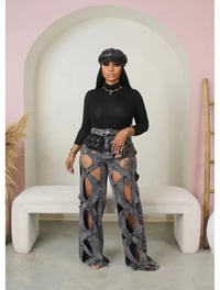 Image 1 of Twist Hollow Pants 