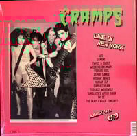 Image 2 of THE CRAMPS - NEW YORK LIVE 1979