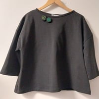 Image 1 of Black Button Swing top 