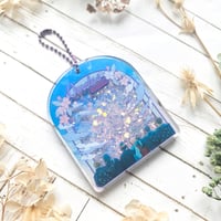 Image 2 of Spring Day quick sand effect key chain - preorder