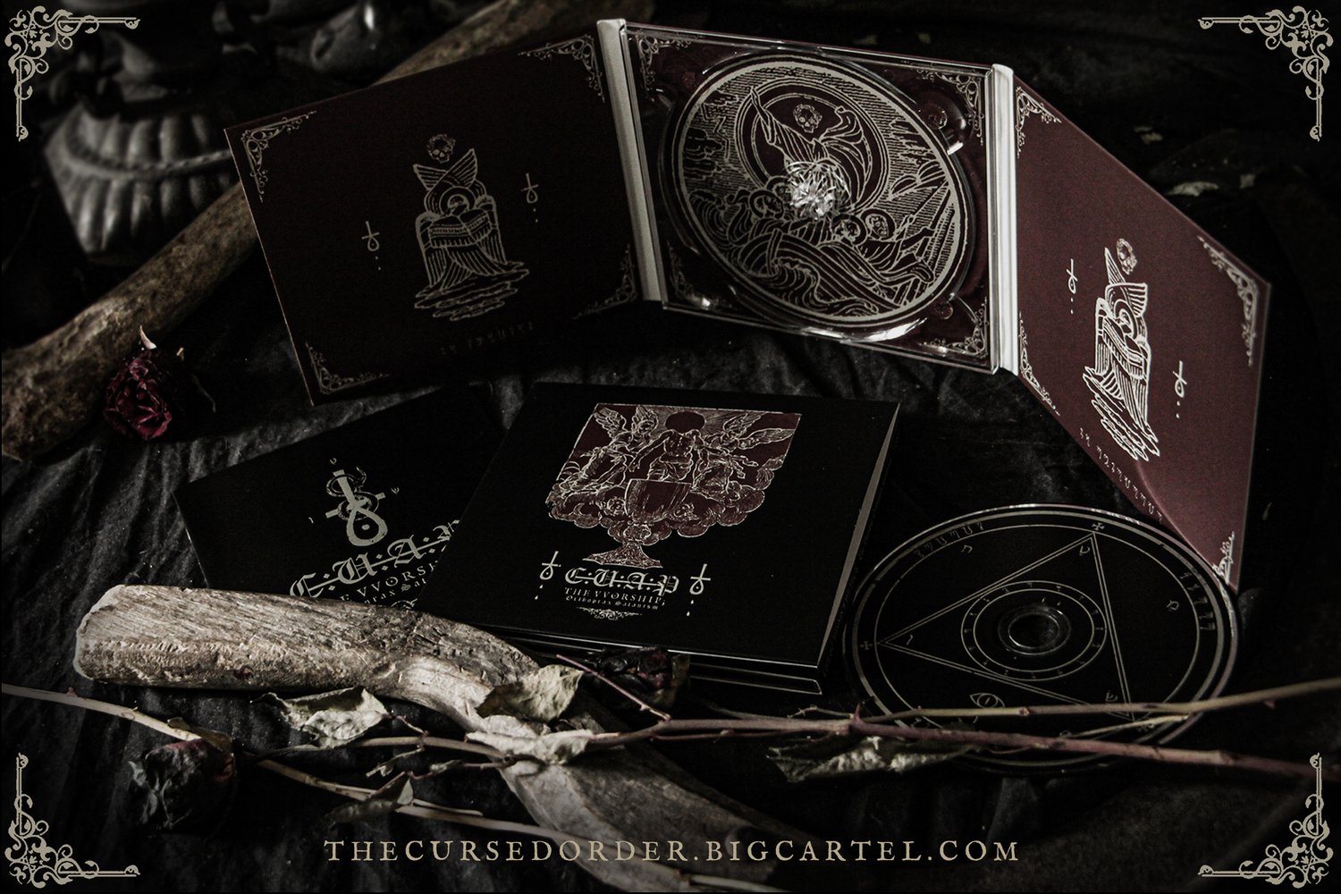 CURSE UPON A PRAYER - The Worship: Orthoprax Satanism (CD)  6 Page Digipak w/ 12 Page Booklet