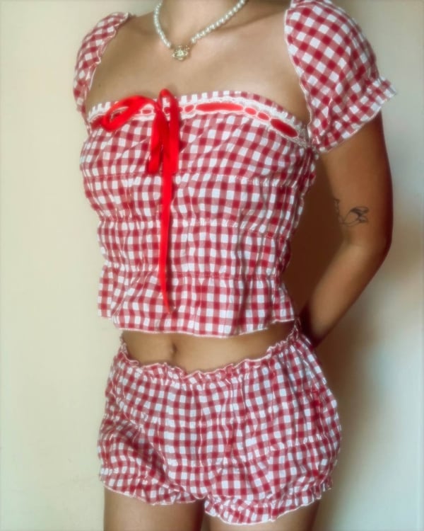 Image of Gingham Set