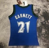 Image 2 of Minnesota Timberwolves Garnett 03-04 Hardwood Classic Blue