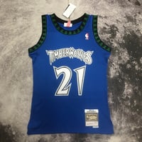 Image 1 of Minnesota Timberwolves Garnett 03-04 Hardwood Classic Blue