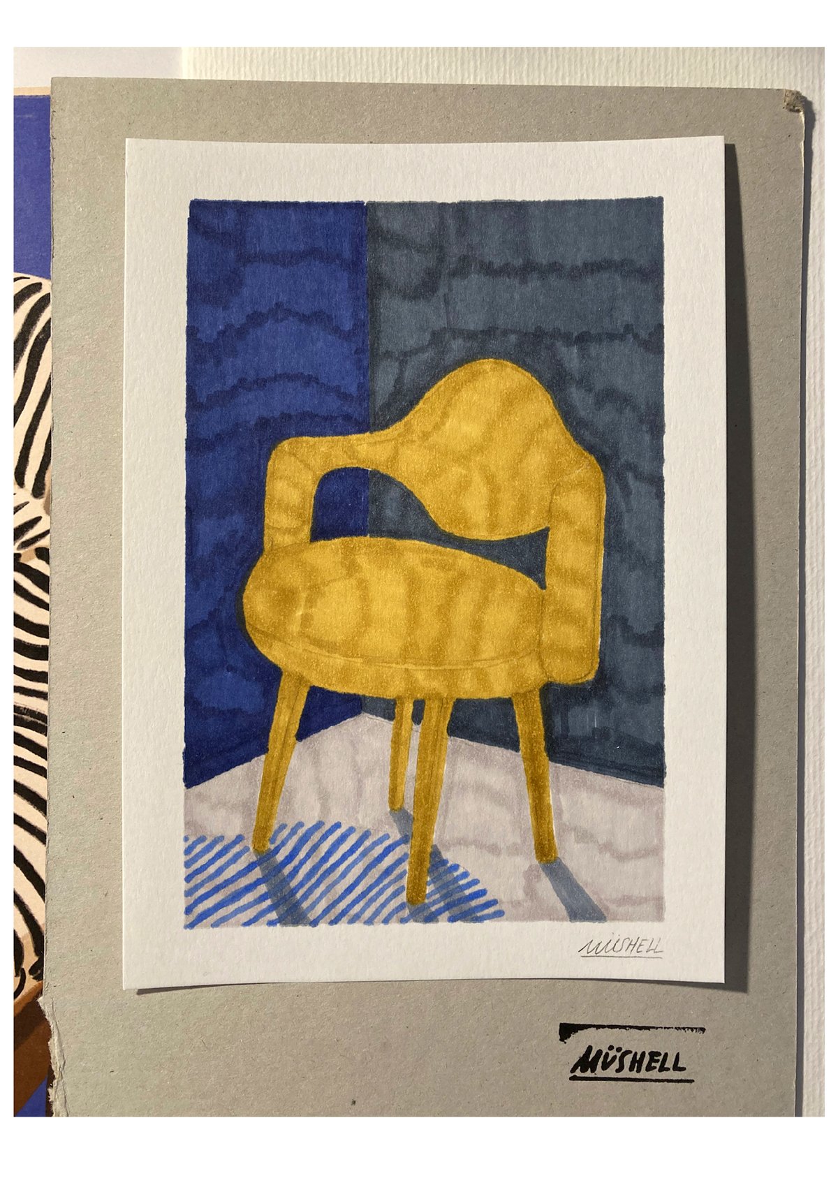 Image of Yellow chair 1