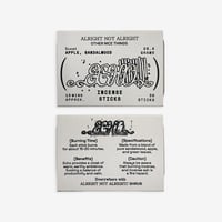 Image 5 of ECHO INCENSE STICKS – ALRIGHT NOT ALRIGHT x SHRUB