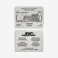 Image 4 of ECHO INCENSE CONES – ALRIGHT NOT ALRIGHT x SHRUB