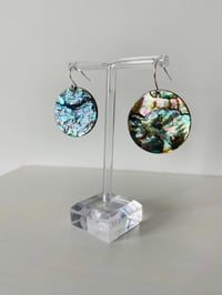 Sterling Silver and Abalone Shell Earrings 