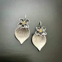 Image 2 of Bloom and Leaf Earrings 