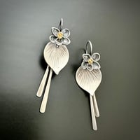 Image 1 of Bloom and Leaf Earrings 