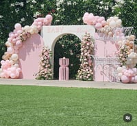 Blush and dusty rose gold  balloons design 