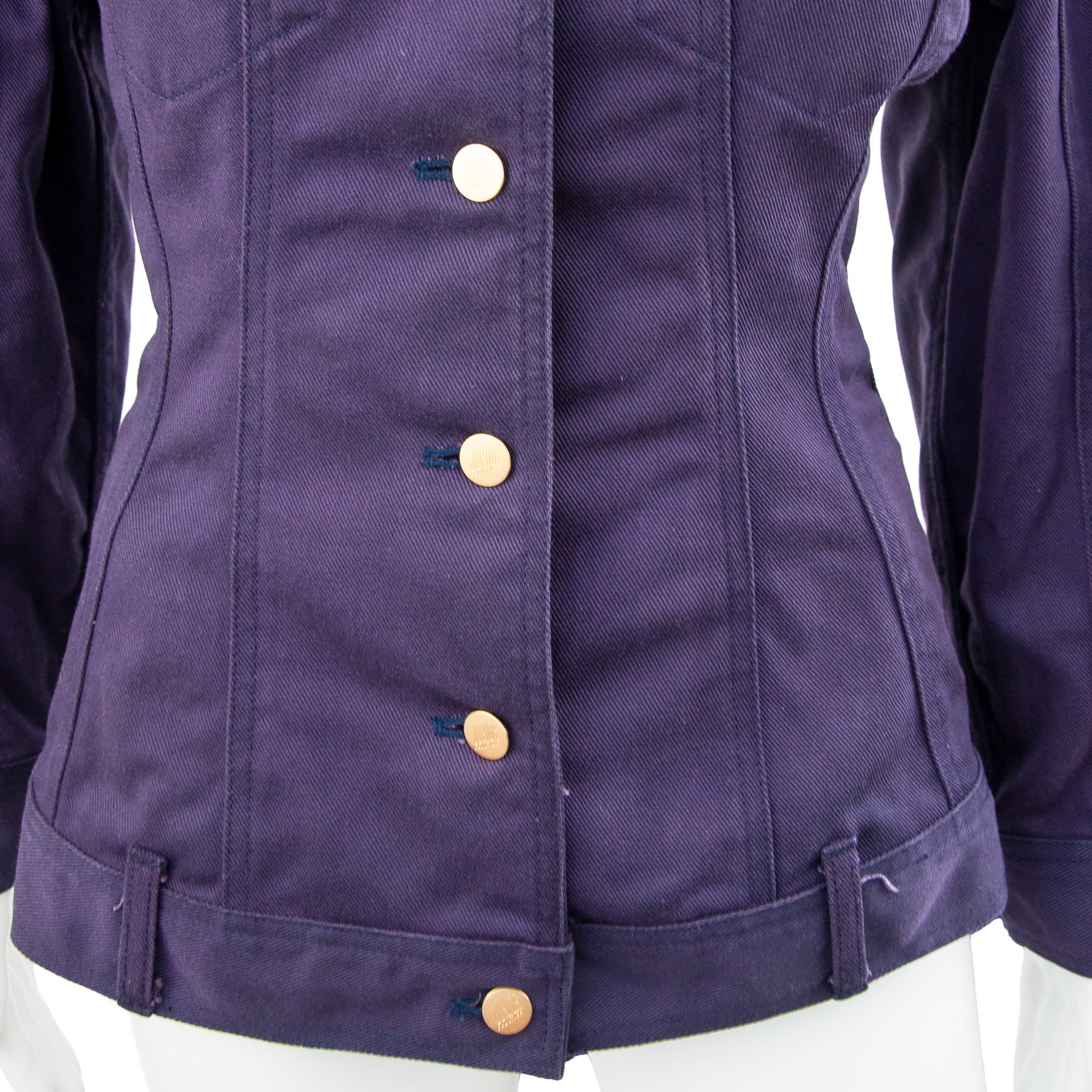 Image of Jean Paul Gaultier Purple Corset Jacket 
