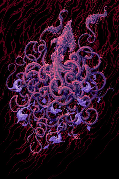 Image of "Kraken" 12x18