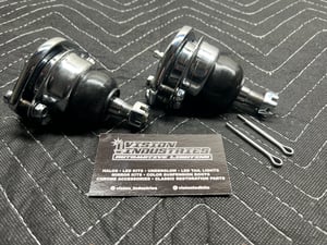 Image of UPPER BALL JOINTS "4HOLE" CHROME (PAIR) 2pc