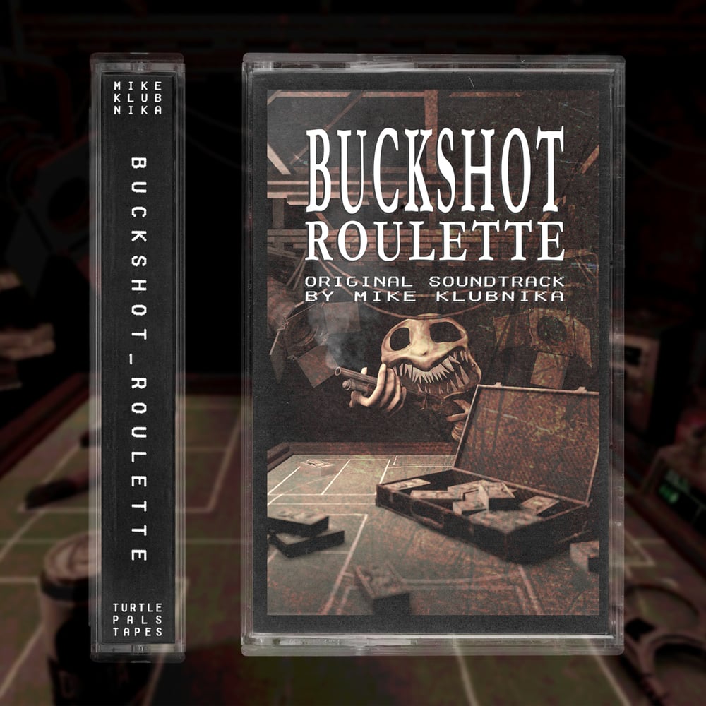 Image of Buckshot Roulette Original Soundtrack Cassette Tape REPRESS PRE ORDER