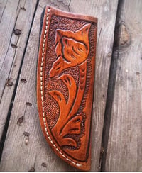 Tooled Leather Sheath