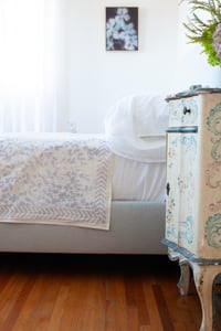 Image 2 of Grey Floral Sheet