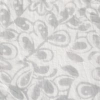 Image 3 of Grey Floral Quilt