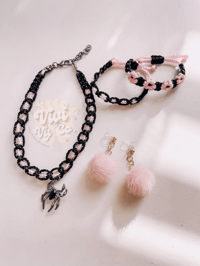 Image 2 of Dainty Faux Fur Earrings