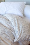 Grey Floral Duvet