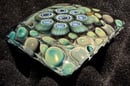 Image 3 of Fused Fumed Millefiori Tile