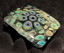 Image 4 of Fused Fumed Millefiori Tile
