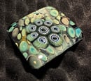 Image 2 of Fused Fumed Millefiori Tile
