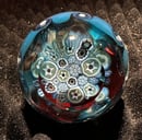 Image 5 of End of Day Millefiori Crystal Paperweight