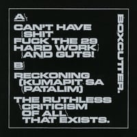 Image 2 of boxcutter—"the ruthless criticism of all that exists" 7"