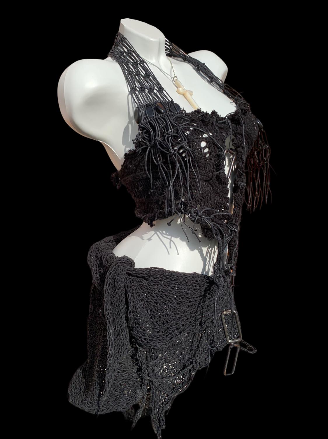Image of black metal set