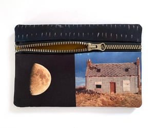 Image of Croft moon, rectangular zipper purse