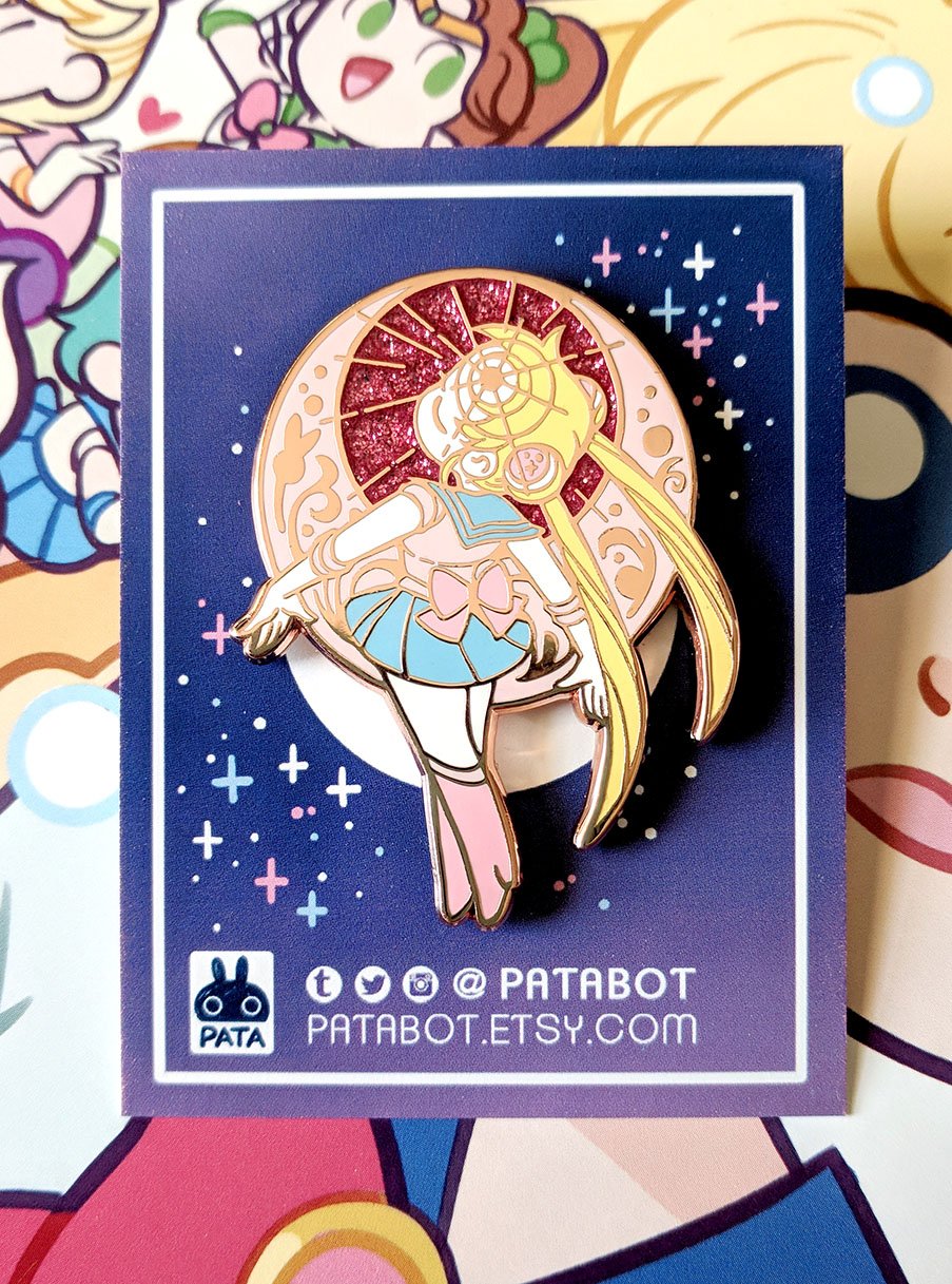 Glitter Pin - Moon Henshin