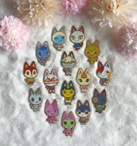 Image 1 of Cat Friends Enamel Pins
