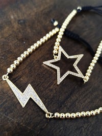 Image 5 of Star or Lightning Bolt Bracelets, Cubic Zirconia