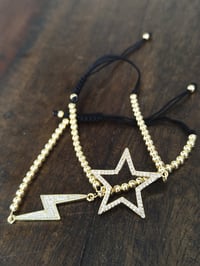 Image 6 of Star or Lightning Bolt Bracelets, Cubic Zirconia