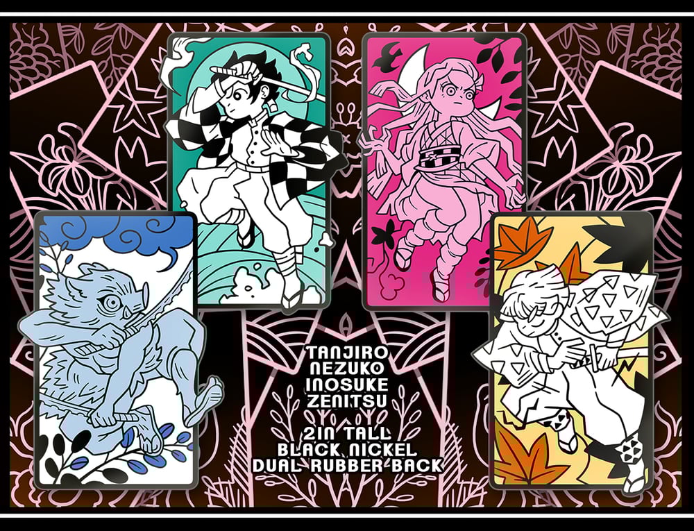 Enamel Pin - Kimetsu no Yaiba Demon Slay