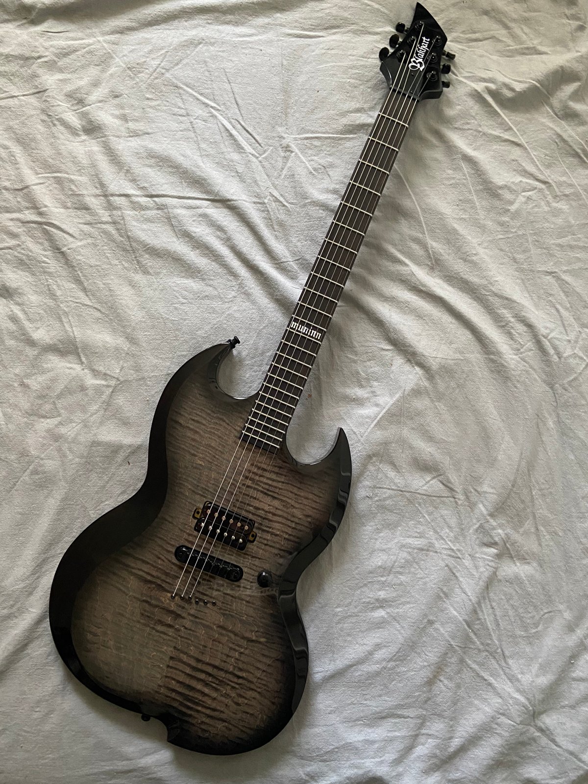 MUNINN MR-6 DEEP SET NECK USA MODEL O2 SERIES | blakhartguitars