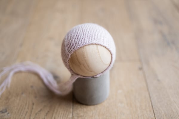 Image of RTS Palest Lavender Cashmere Bonnet 