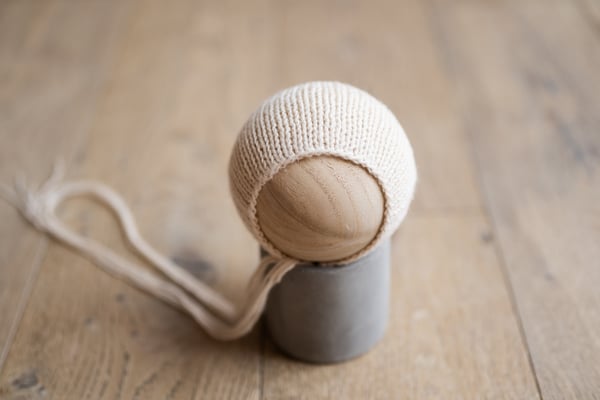 Image of RTS Cream Basic Bonnet {WRAP AVAILABLE as presale}