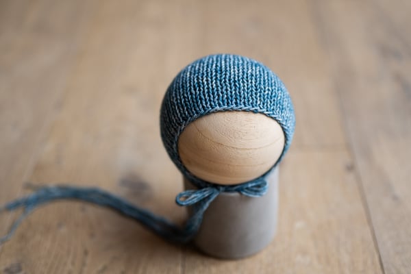 Image of RTS Denim Basic Bonnet {WRAP AVAILABLE as presale}