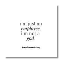 Image 1 of I Just Work Here Die Cut Stickers