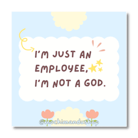Image 5 of I Just Work Here Die Cut Stickers