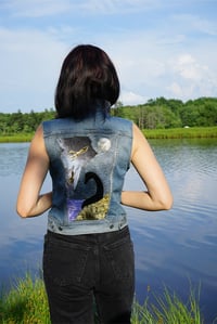 Image 1 of Moonlit Swan Denim Vest 