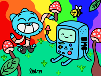 gumball x bmo print