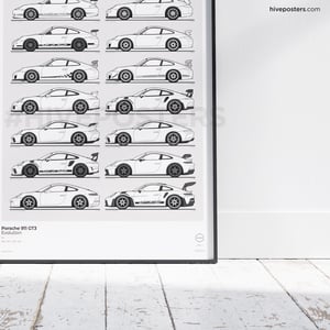 Porsche 911 GT3 Generations Poster